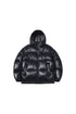 Leather Shield Logo Down Jacket